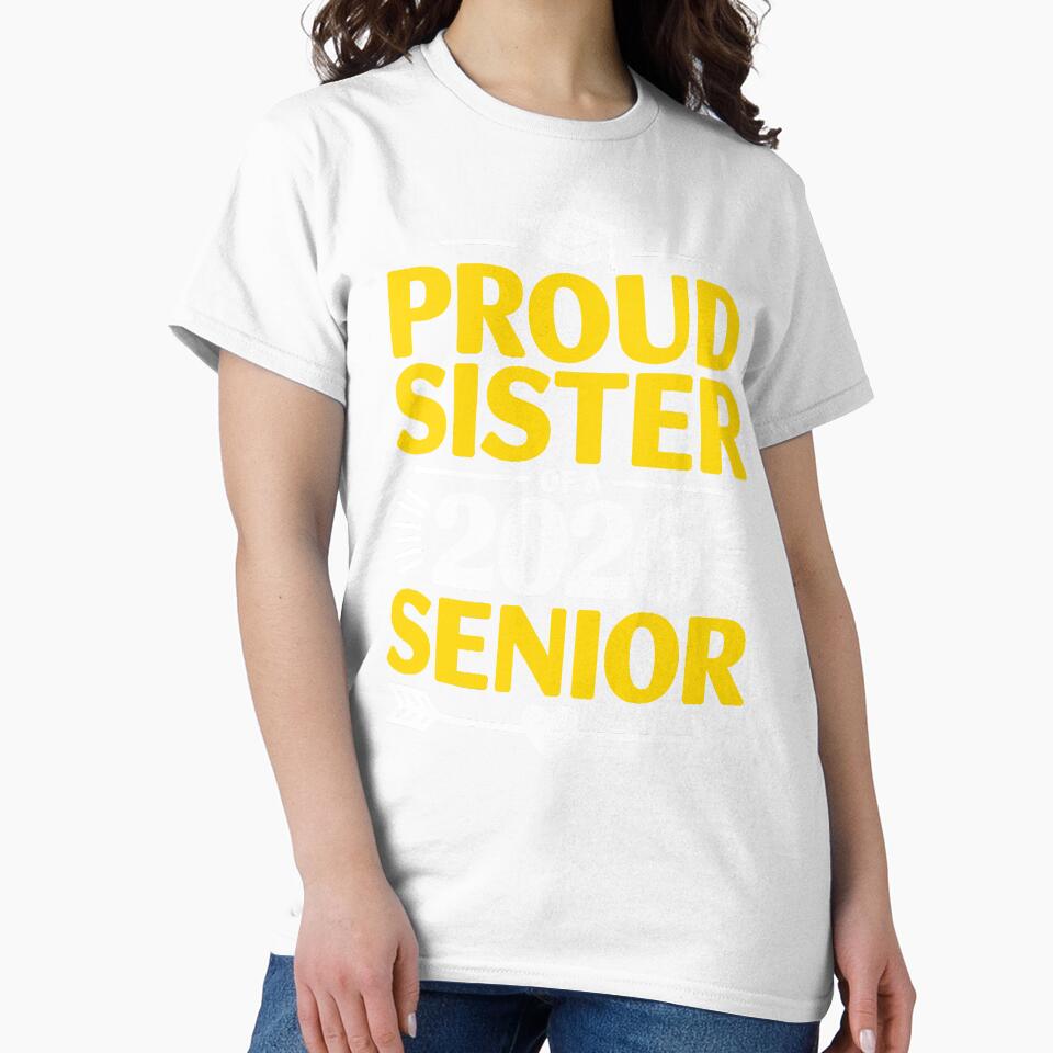 Proud Sister Of A 2026 Senior by Living You  Apparel