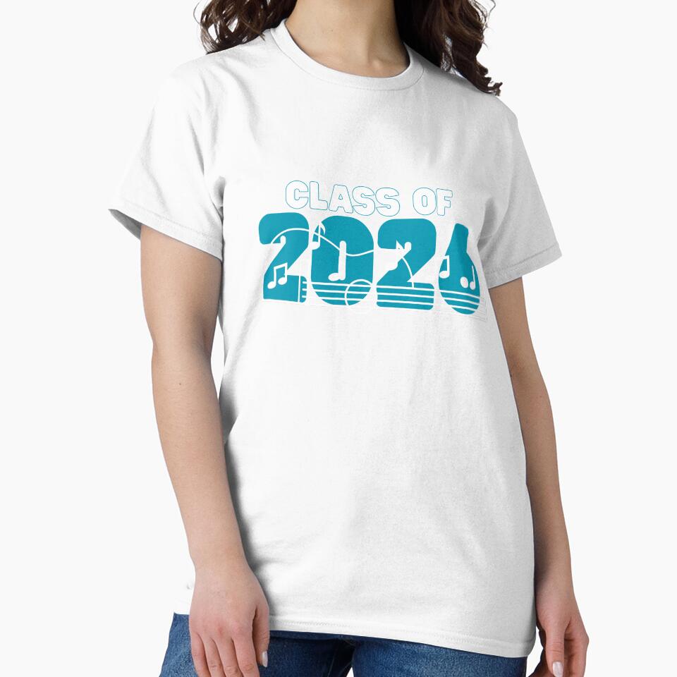 I Rocked Retro blue band Class of 2026 (print on dark) by Cottageshop