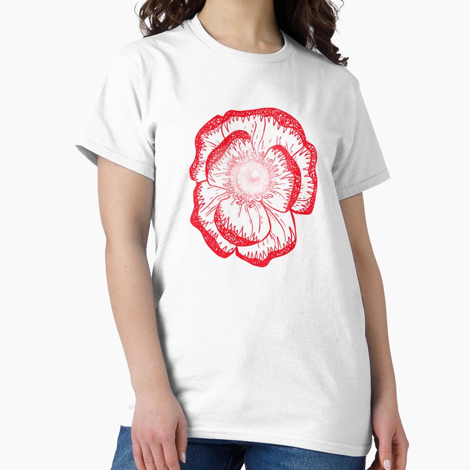 Toothy magnolia: surreal flower red shift by TheDoodlemancer