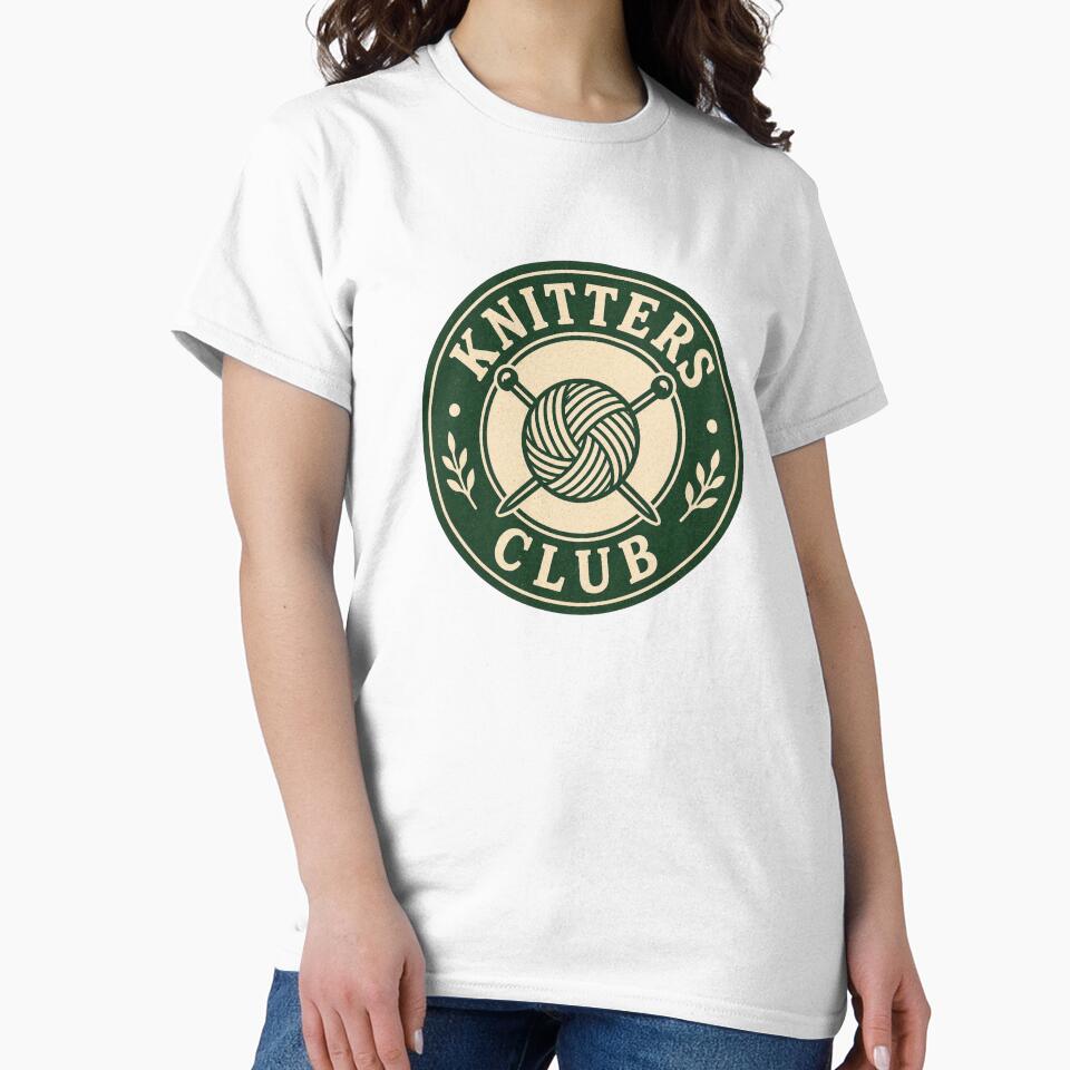 Knitters Club Vintage Badge by EastEndTownie