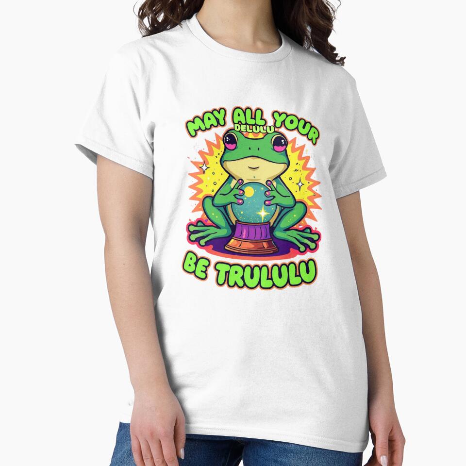 Delulu  meme stickers| Delulu Is The Solulu Sticker | Funny Meme Aesthetic | In My Delulu Era 2026 | Kpop Delusiona Frog Vibes v4 by CosmicNook1
