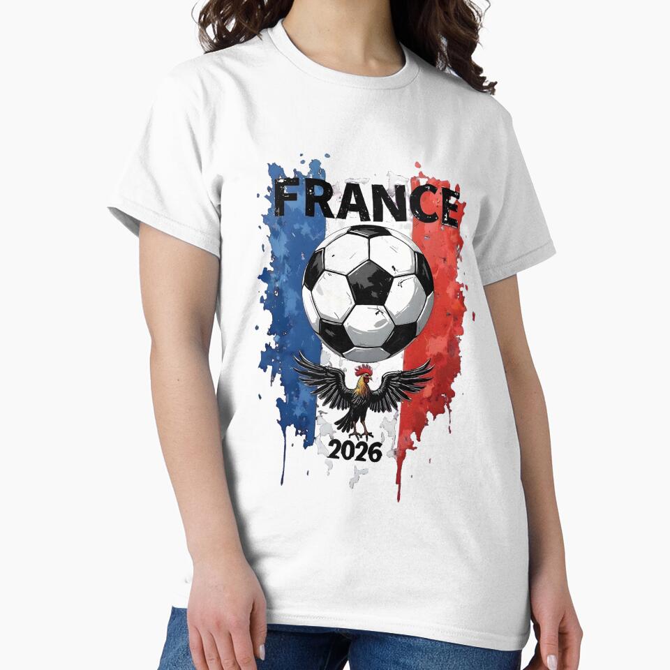 France Football 2026 French Rooster Soccer Supporter Art by bigfamilytee