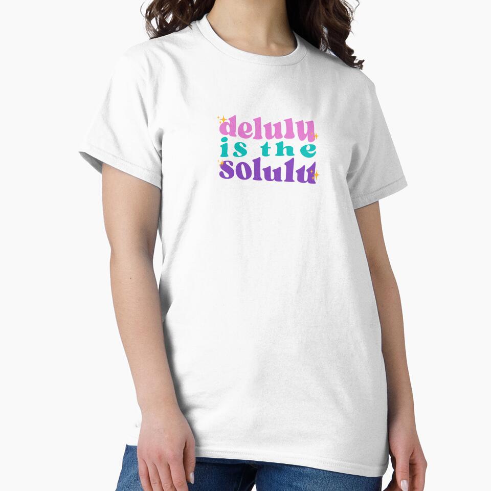 DELULU IS THE SOLULU WAVY STICKER by aydapadi