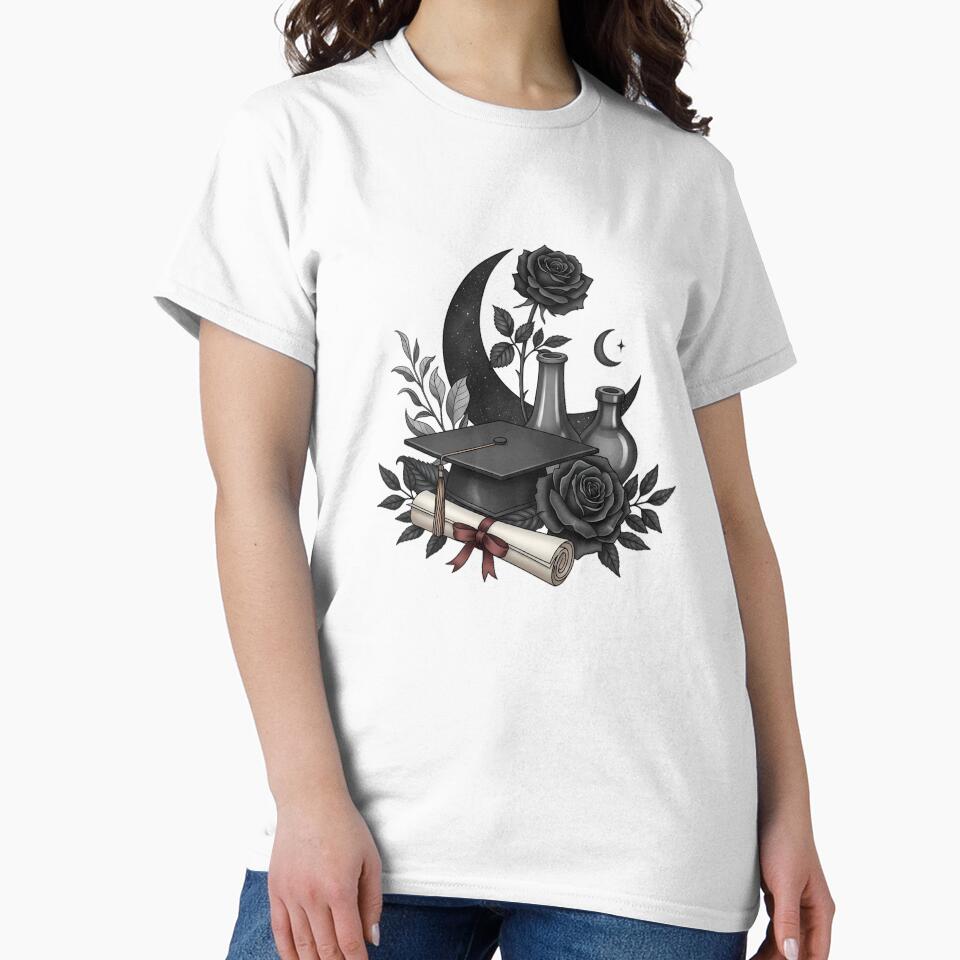 Grad Goth Cap Rose by IllumeInk