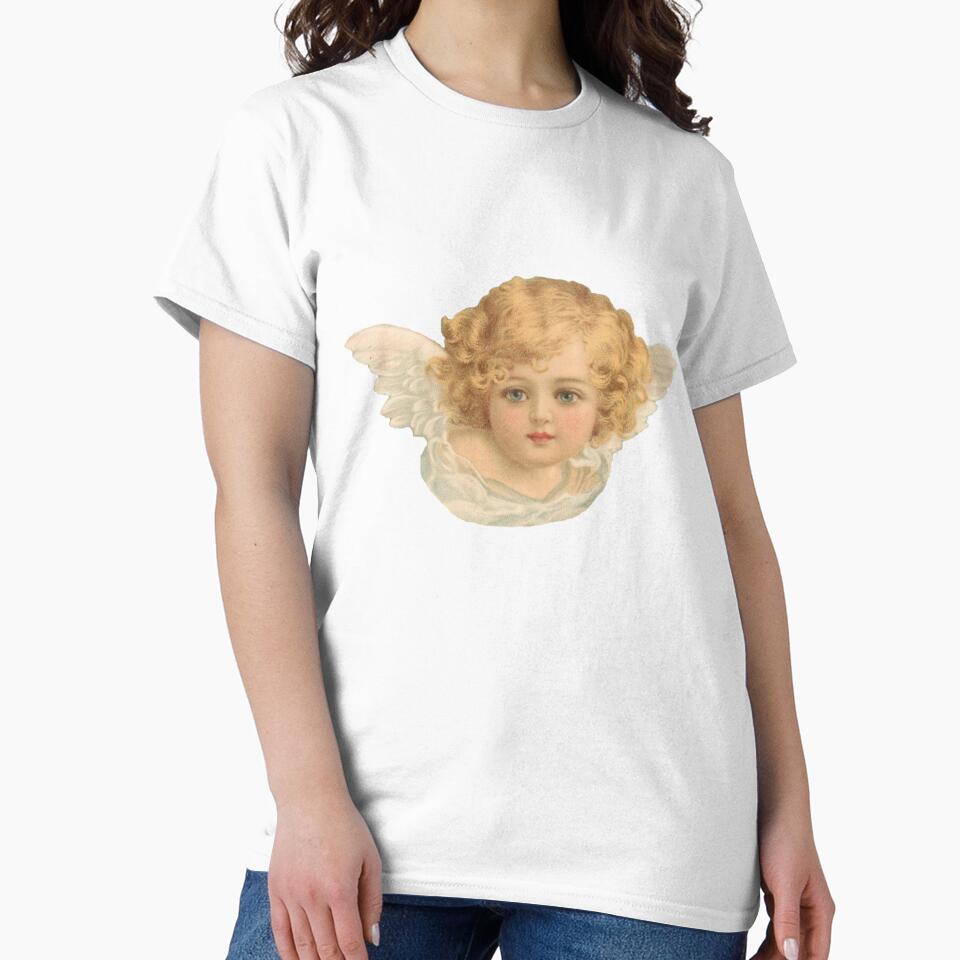 Vintage Cherub Sticker by weepingw1llow
