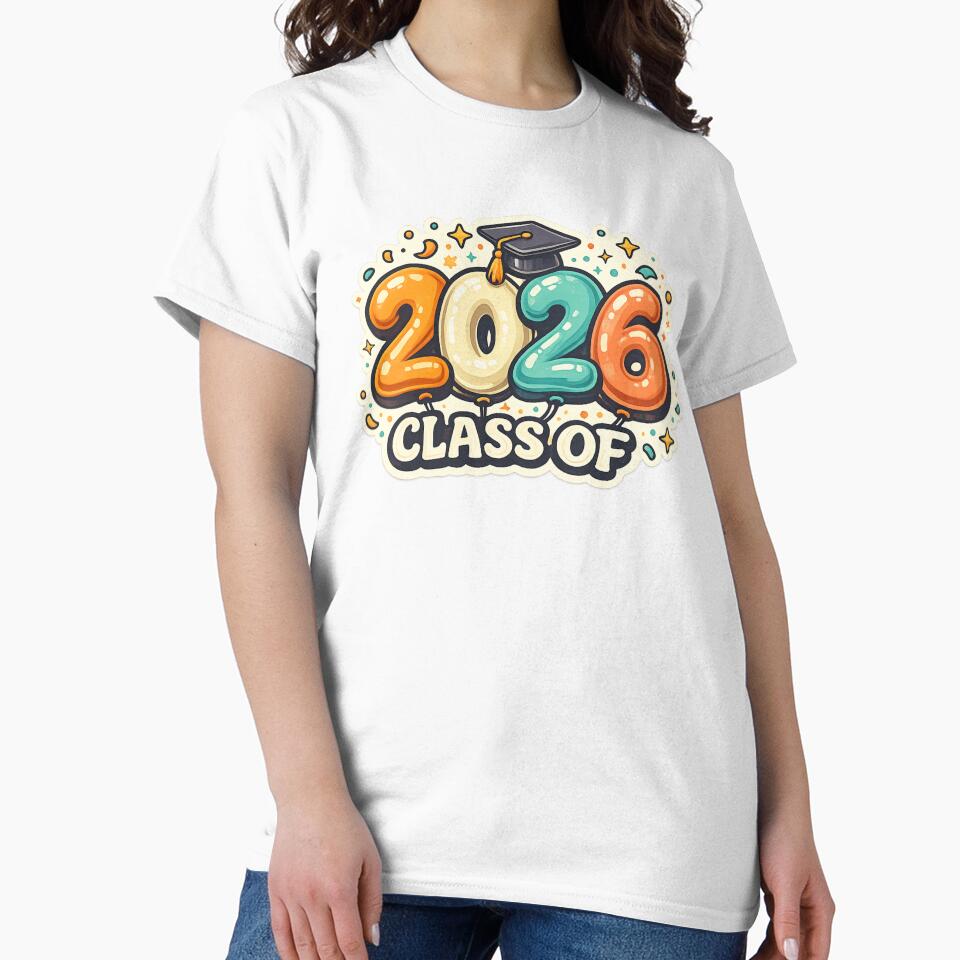 Class of 2026 Confetti Graduation Numbers by PunchDrop