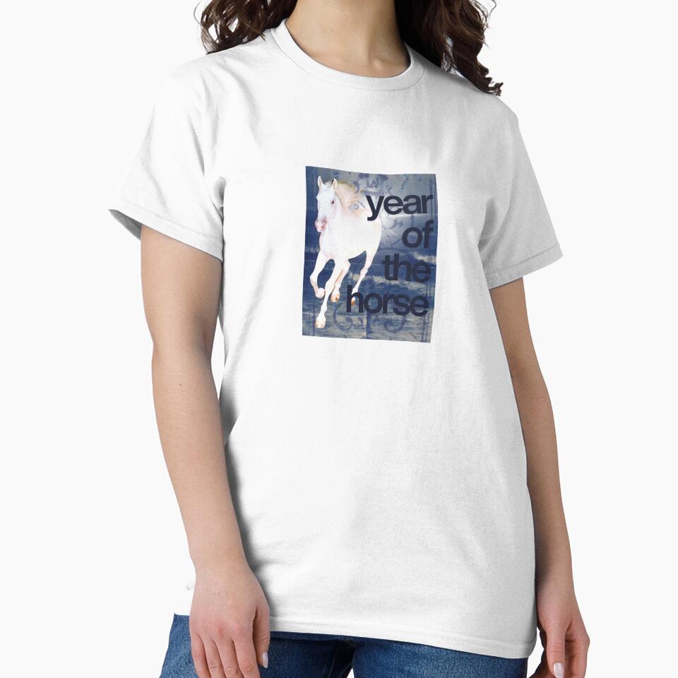 2026 YEAR OF THE HORSE blue graphic by ezndwhizz