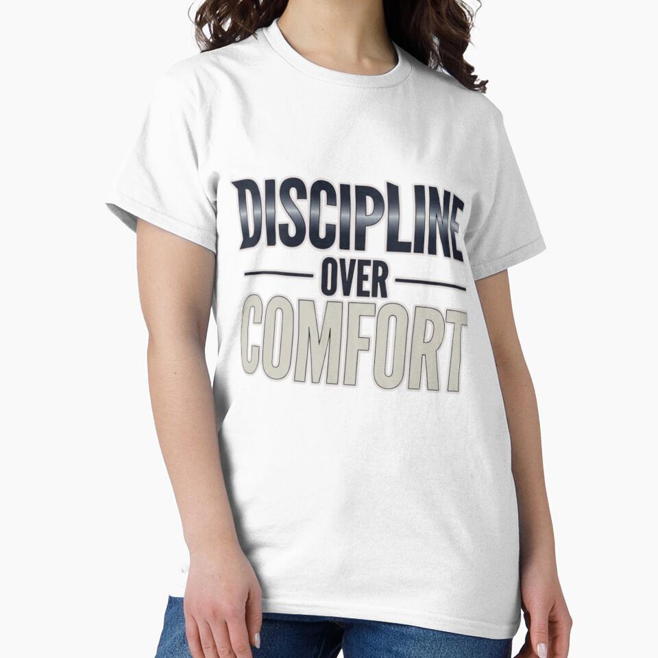 Discipline Over Comfort | Aesthetic Biohacking Tee - Cold Plunge Edition by FitEnvy