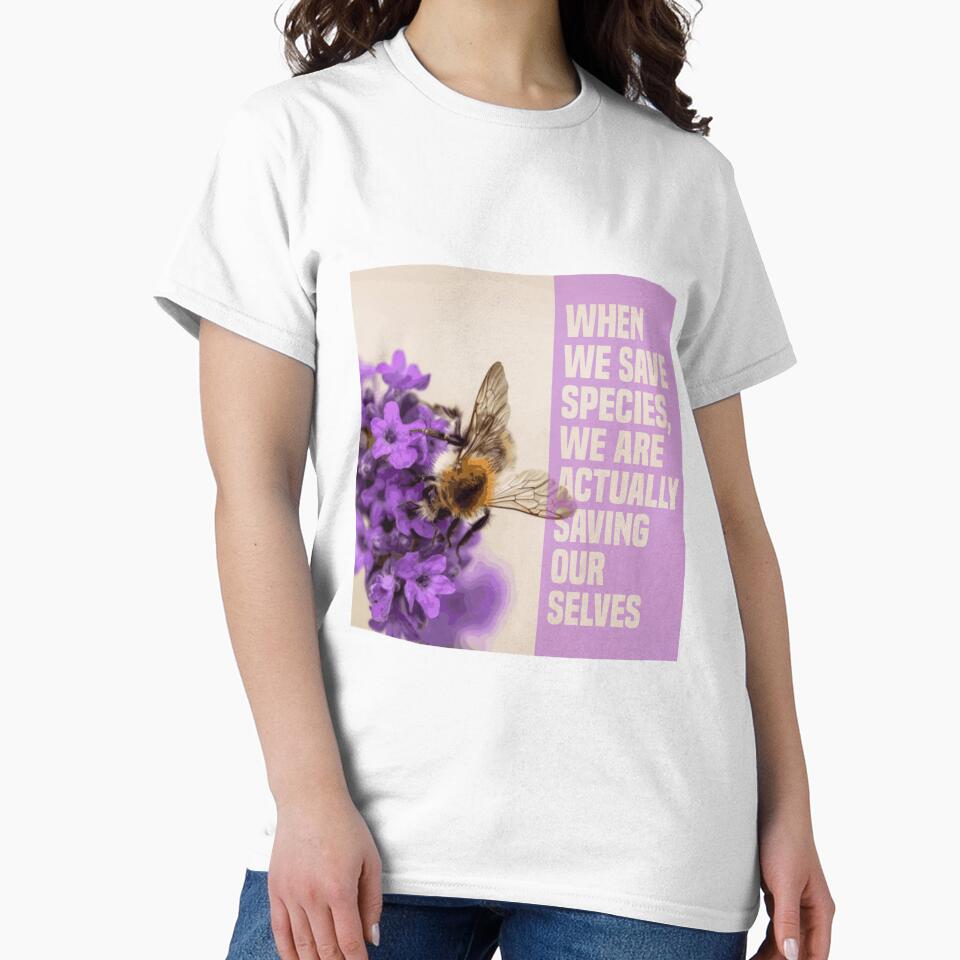 when we save species, we are actually saving ourselves.(endangered animal bumblebee) by challengecafe