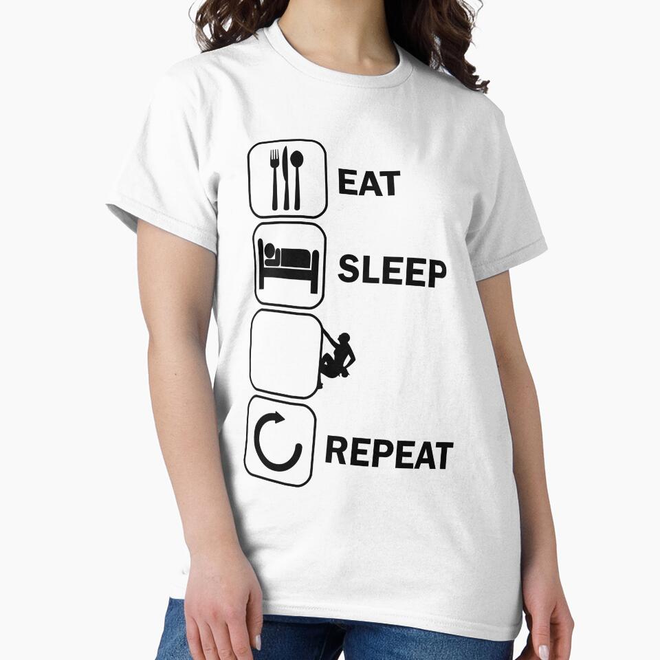 Sleeping Eating Climbing Bouldering Mountaineering by DerNerd
