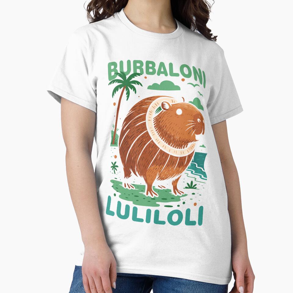 Burbaloni Luliloli Capybara Italian Brainrot Memes Dark by Sitchko