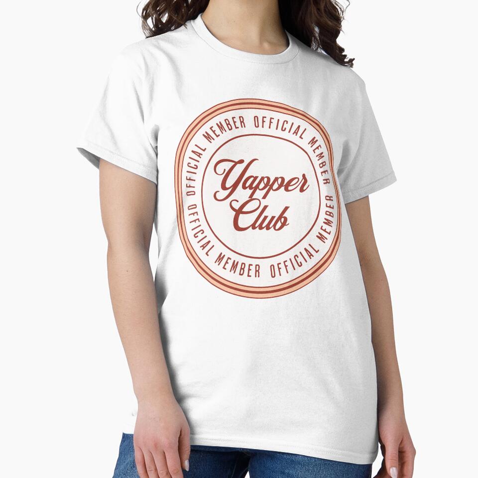 Funny Yapper Club Official Member | Yapping | Certified by HosvPrint .s