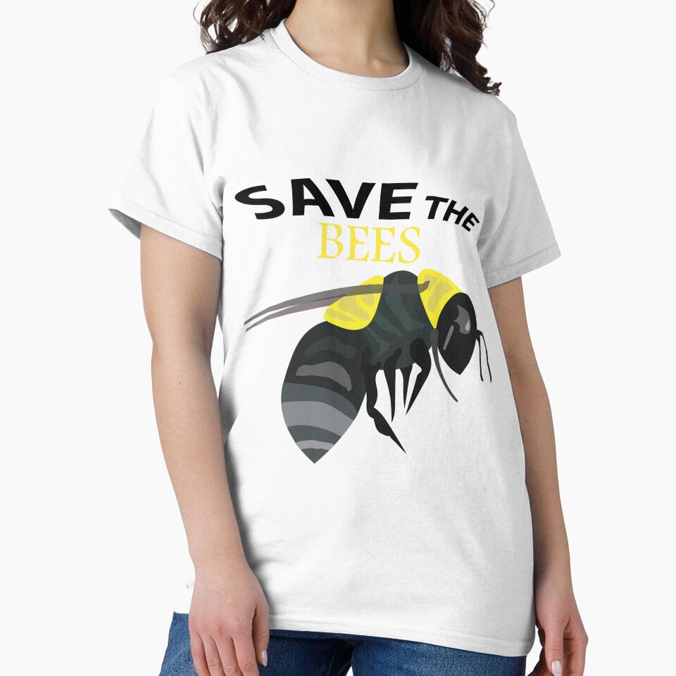 Save the bees shits, save the bees phone cases, save the bees hats, save the bees shower curtain, save the bees backpack by Poussyarts