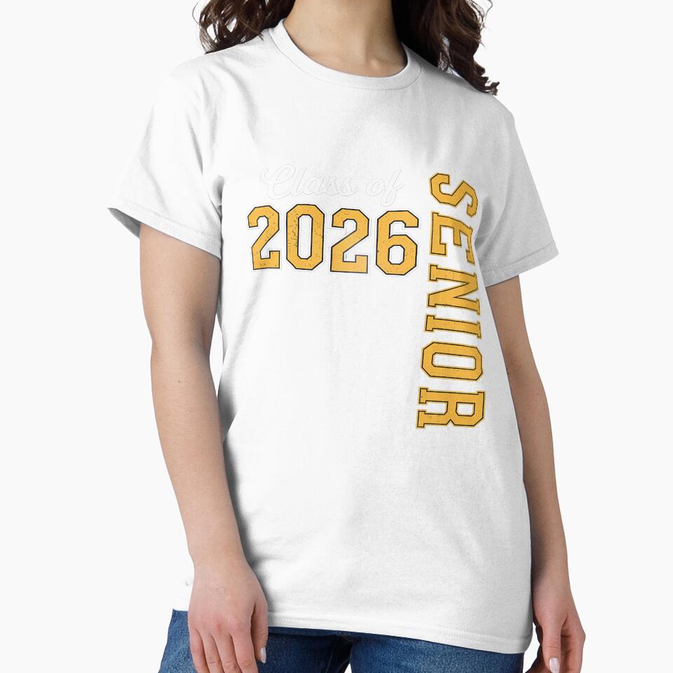 Class of 2026 Senior 26 High School Graduation Black Gold by RonnasJackson