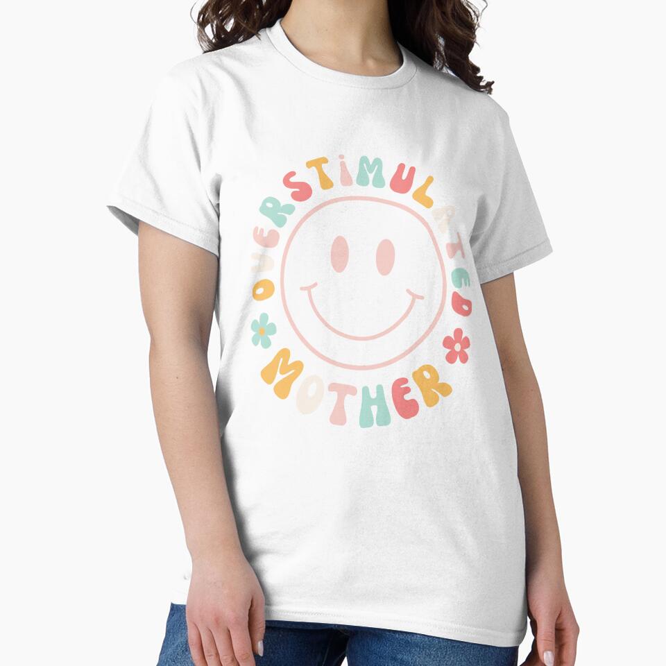 Groovy Overstimulated moms club funny mother humor cute mama by snowry