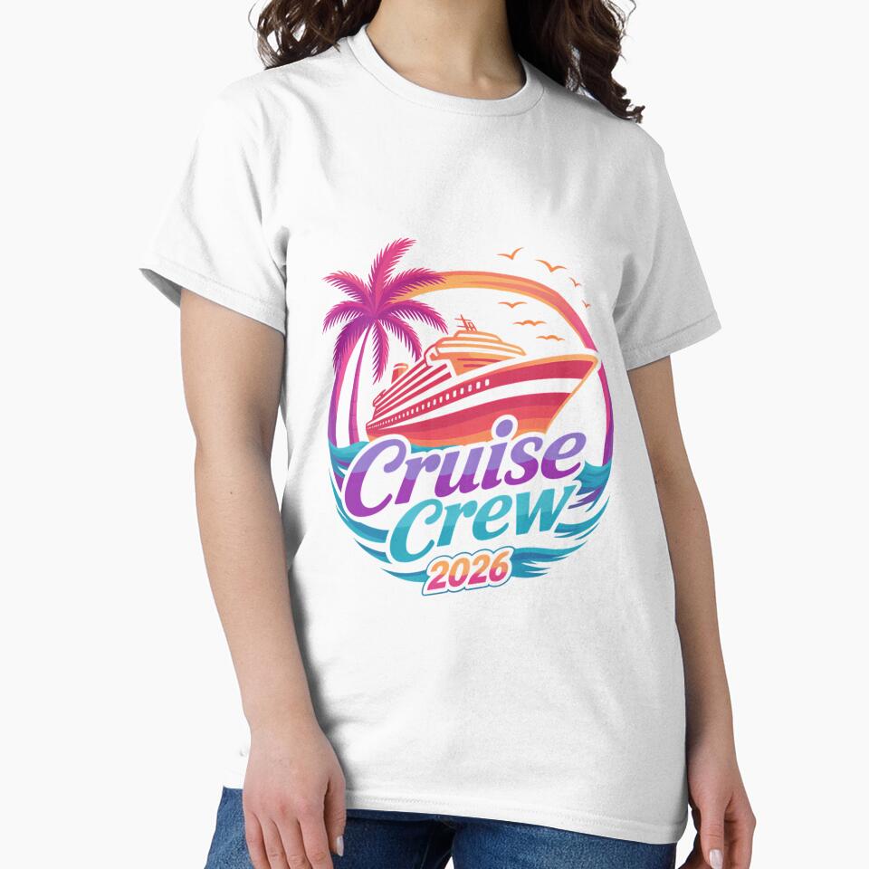 Cruise Crew 2026 Summer Vacation Trip Funny by comptorasunfia