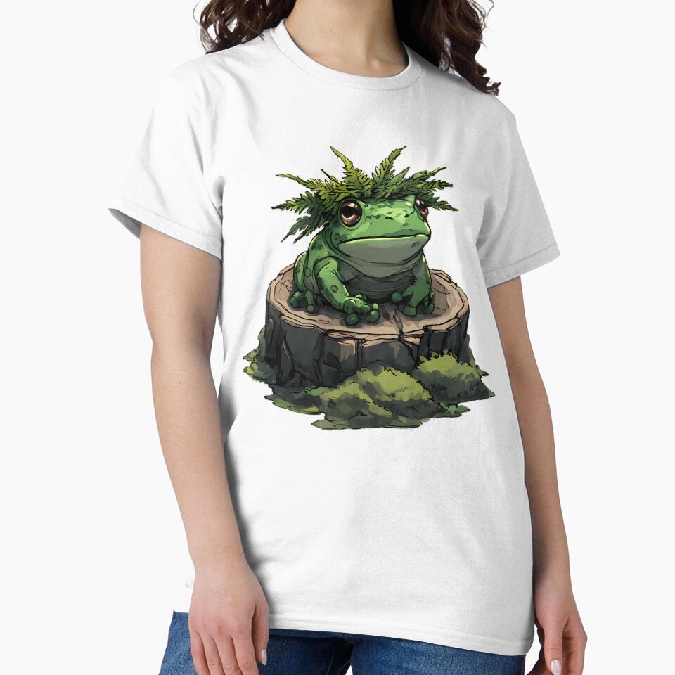 Frog Fern Crown Throne by IllumeInk