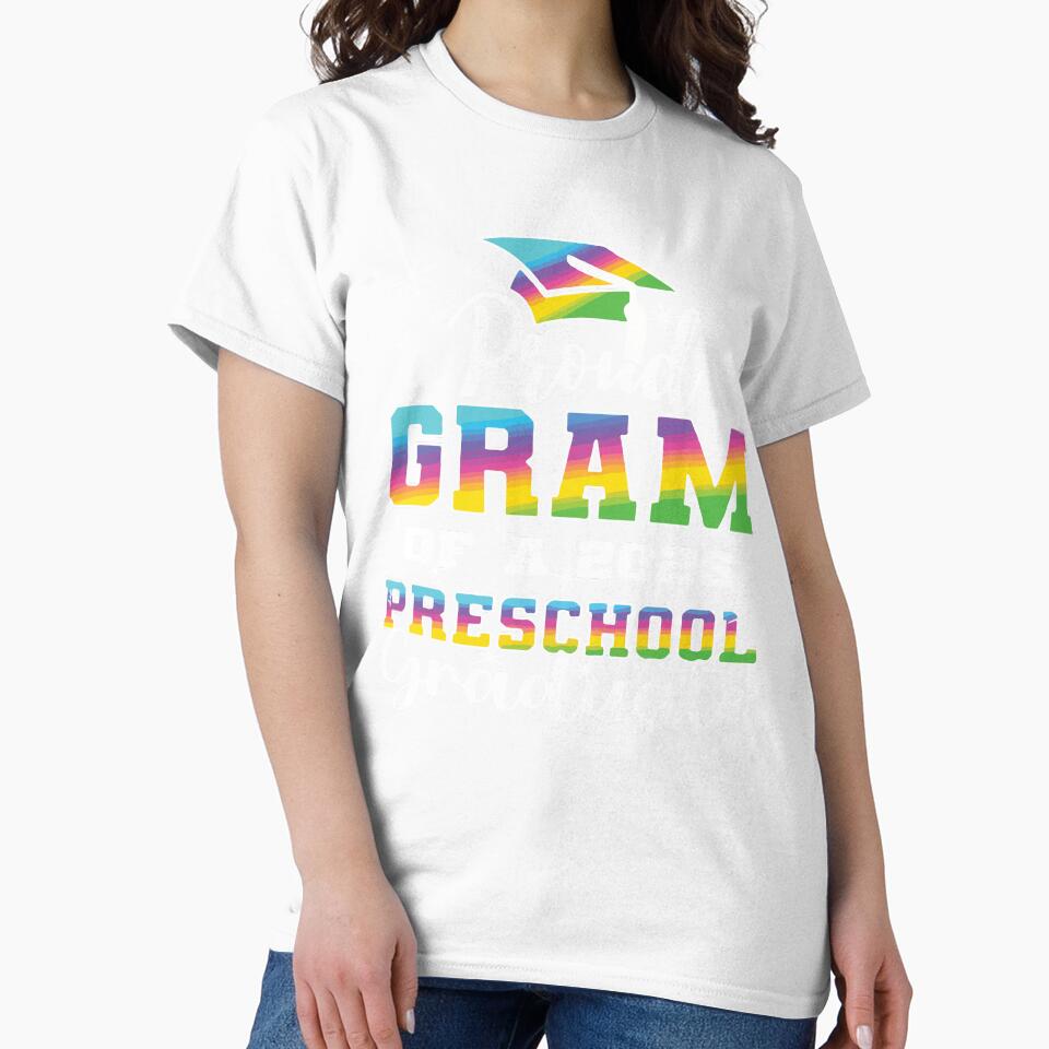 Proud Gram Preschool Graduation 2026 Grandma Gift Funny Family Design by kiralynstration