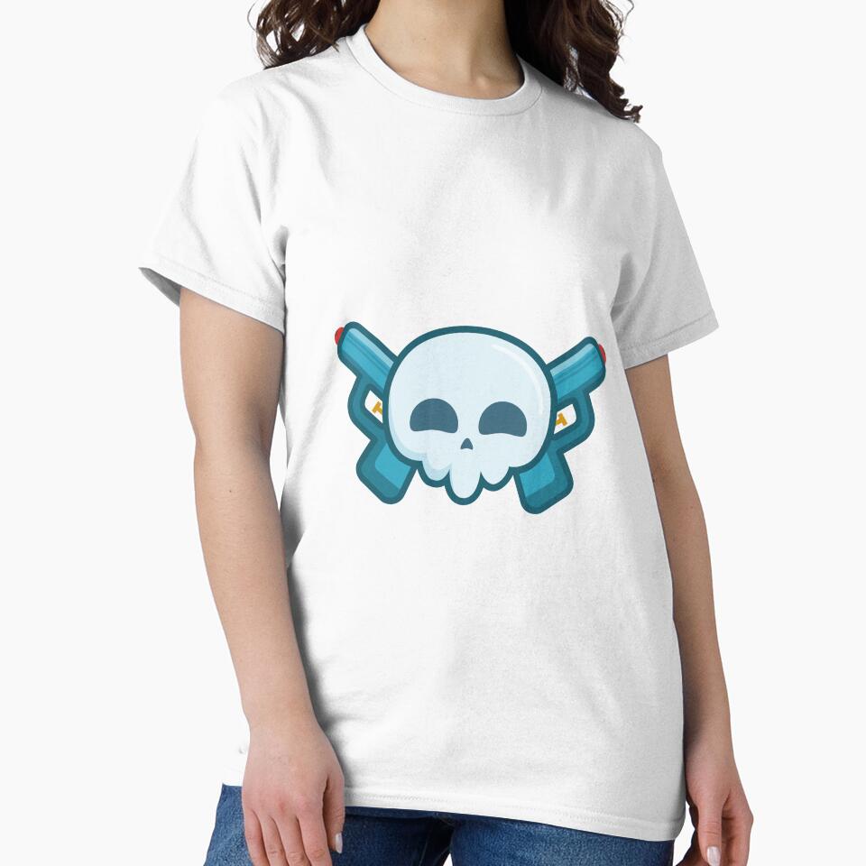 Skull with guns by inksycutsy