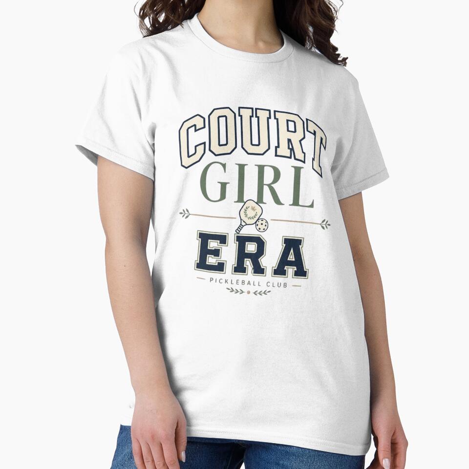 Court Girl Era Minimal Pickleball Aesthetic by nordvuestudio