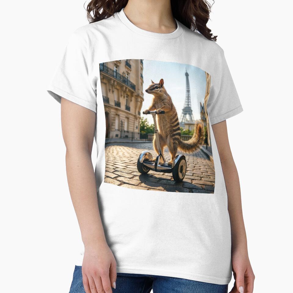Numbat Rides His Segway in Paris by Tridentulus