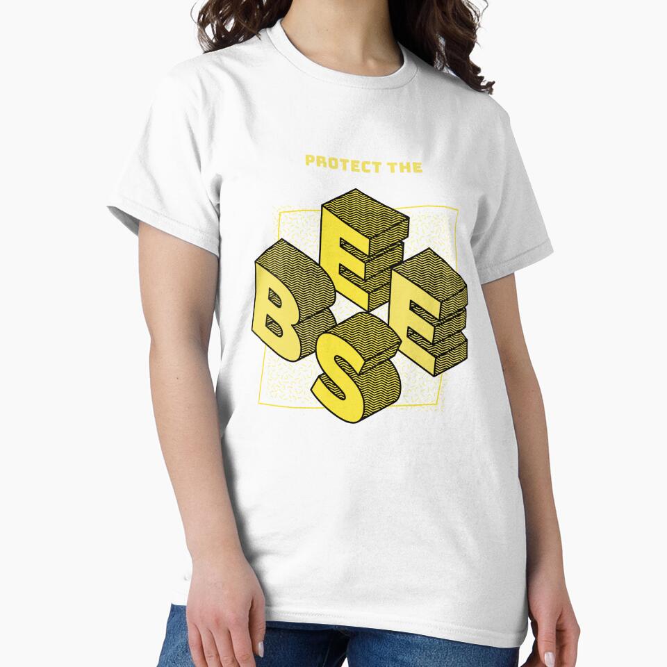 Protect The BEES - Isometric Letters by joabaj