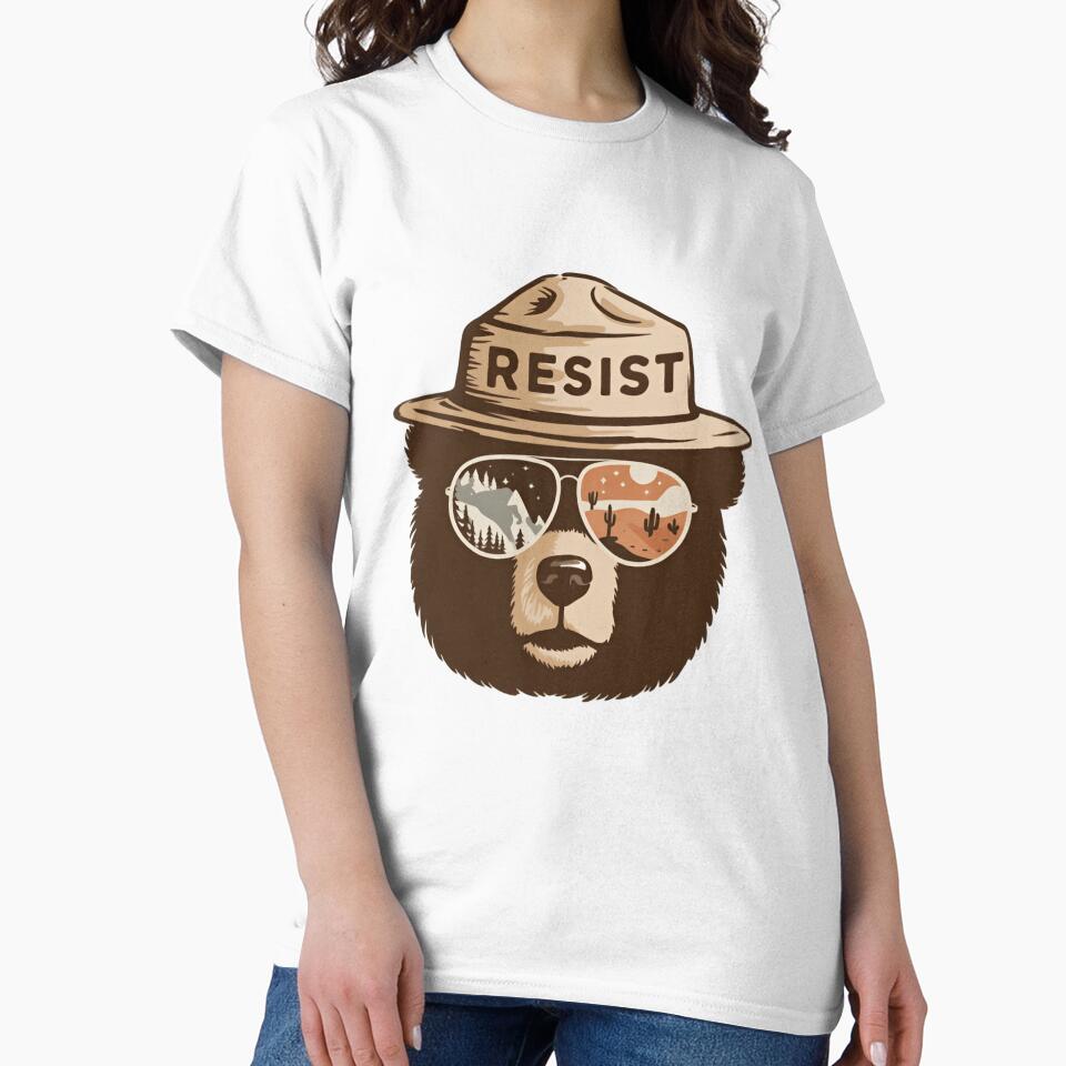 Bear Resist Protect Our National Parks - Save the environment public lands mountain call by HumansStuck12