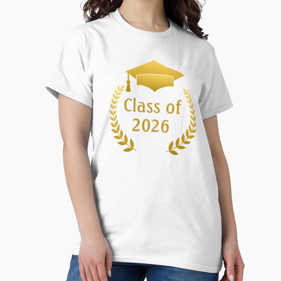 Graduation 2026 Gold Gradient Laurel by Harkins-House