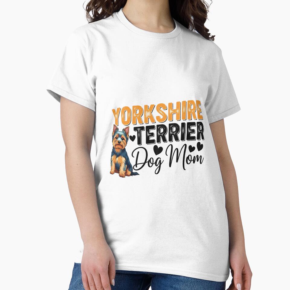 Cute Yorkshire Terrier Dog Mom by DropRomance