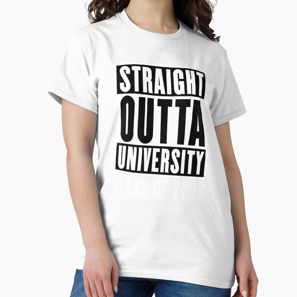 Straight Outta University Class of 2026 by Cat Lady Designs