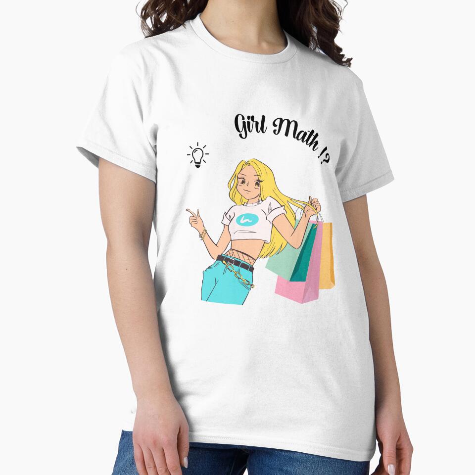 Girl Math Golden Hair Girl Shopping by netfires