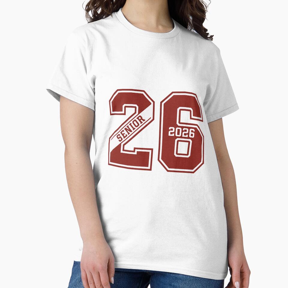 CLASS OF 2026 - MAROON LETTERMAN STYLE SENIOR CLASS 26 by catsdothingz