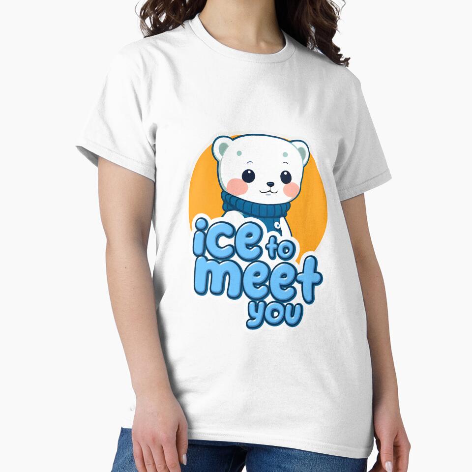 Ice to Meet You: Cute Polar Bear Sticker by RGB-crayon