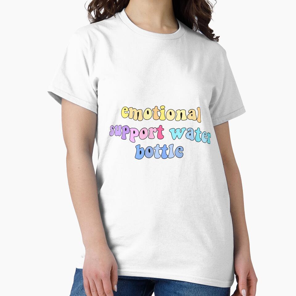 emotional support water bottle by lilystickers65