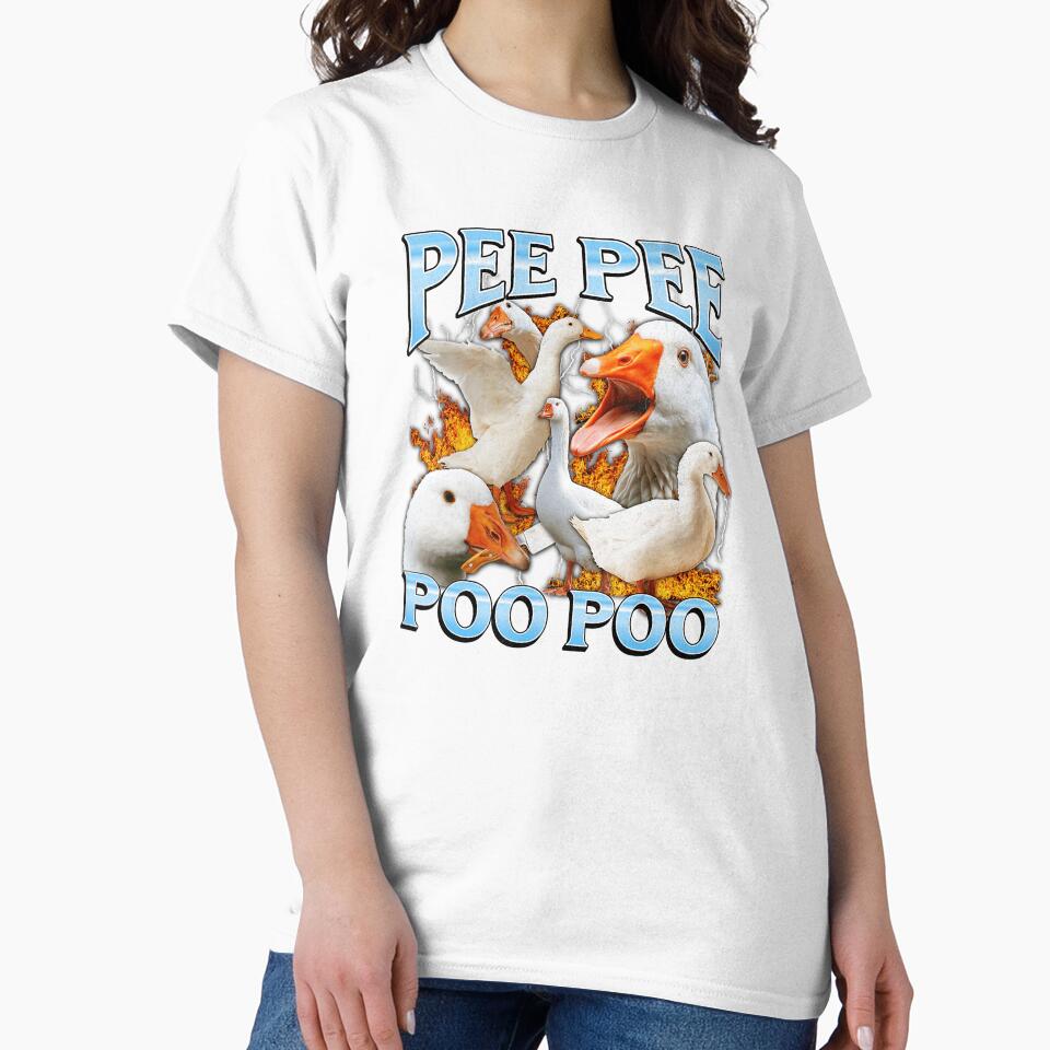 Pee Pee Poo Poo Goose Funny Chaotic Meme by tadmercado