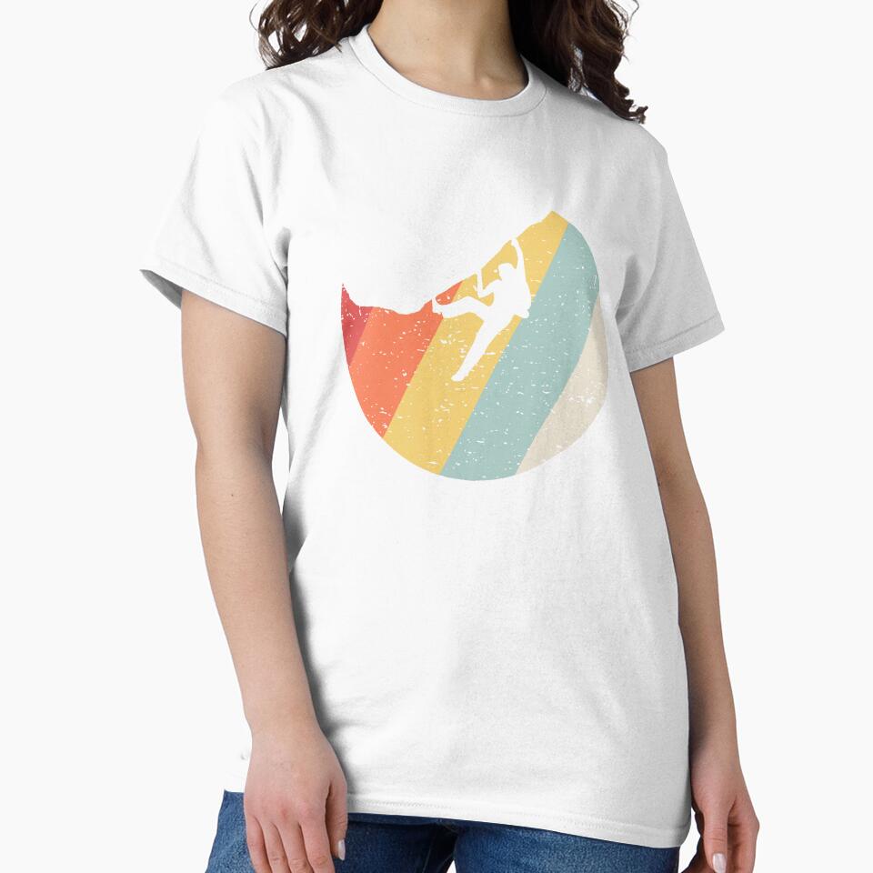 Vintage Retro Rock Climber by Vanover Designs