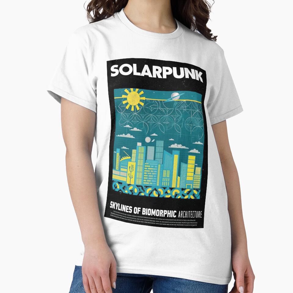 Solarpunk: Biomorphic Architecture Skyline by Raw-Ink