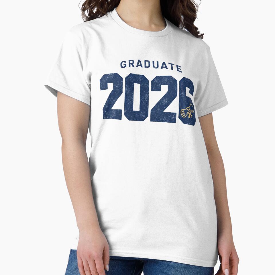 Graduate 2026 Navy Gold Graduation Design by The Salted Lime Cape Cod