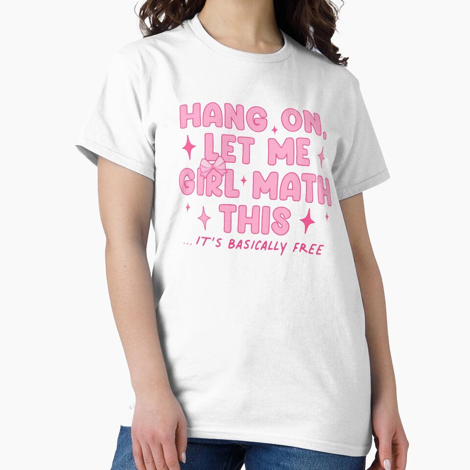 hang on let me girl math this - pink sparkly cute quote by JinxyArtistry