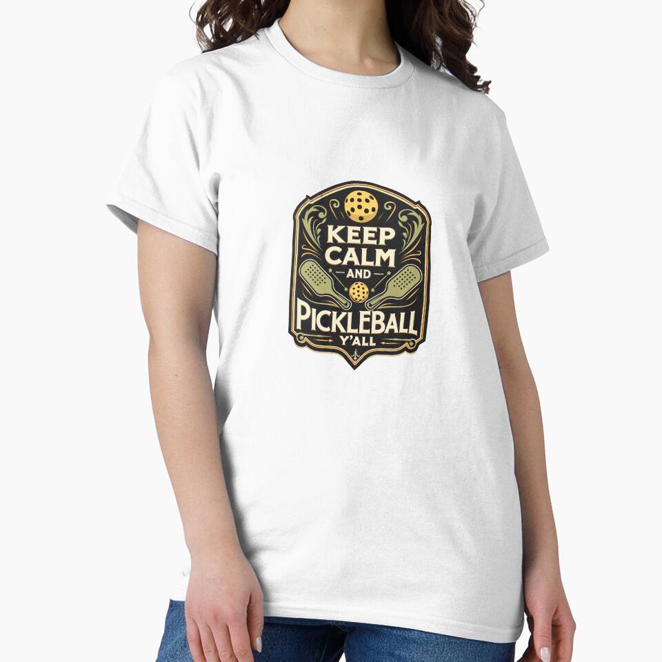 Keep Calm and Pickleball Y'all - for Pickleball Players by Mindful-Designs