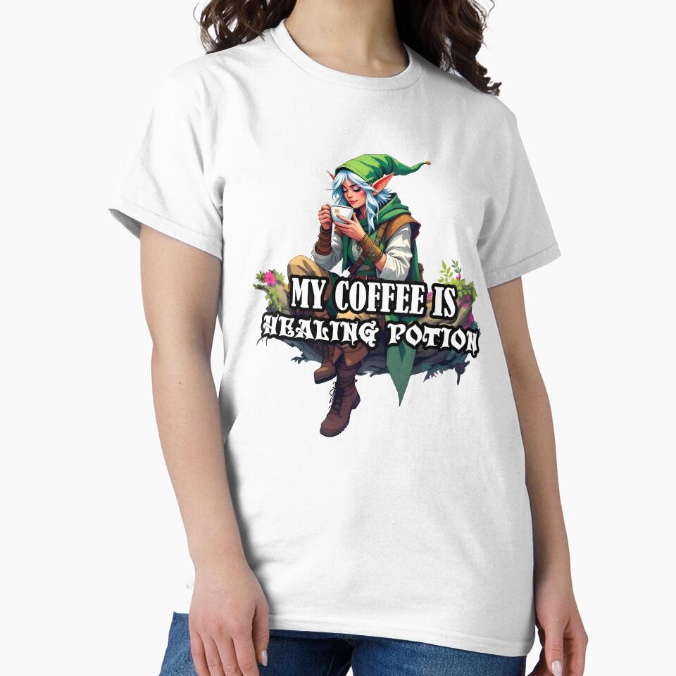 My coffee is healing potion by BohoShopHU