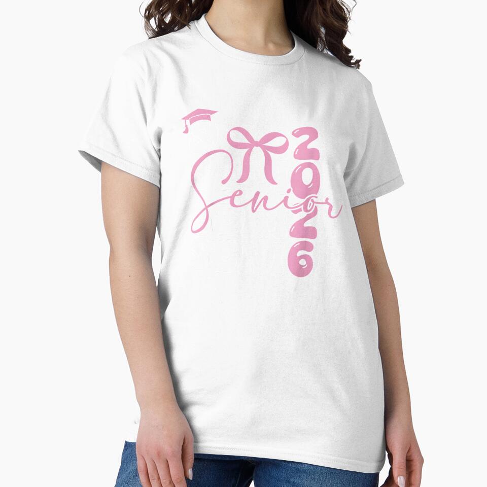 Senior 2026 Class of 2026 Coquette Pink Bow Graduation 2026 by Cheesymatiion