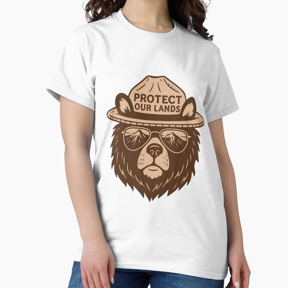 Protect our national parks - smokey the bear Resist save our public lands foxtrot delta tango by SkeletonsDanger