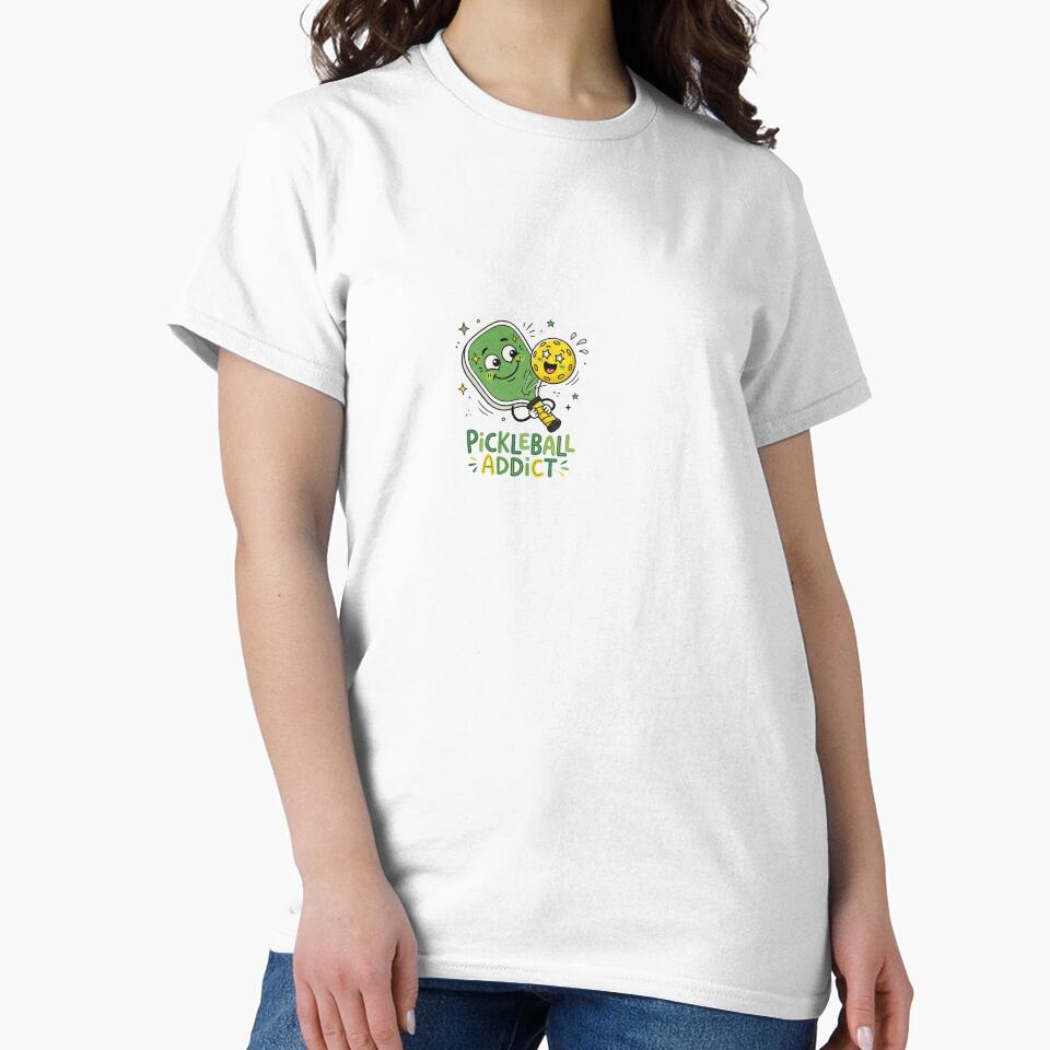Pickleball Addict - Funny Pickleball by BinAlgoPix