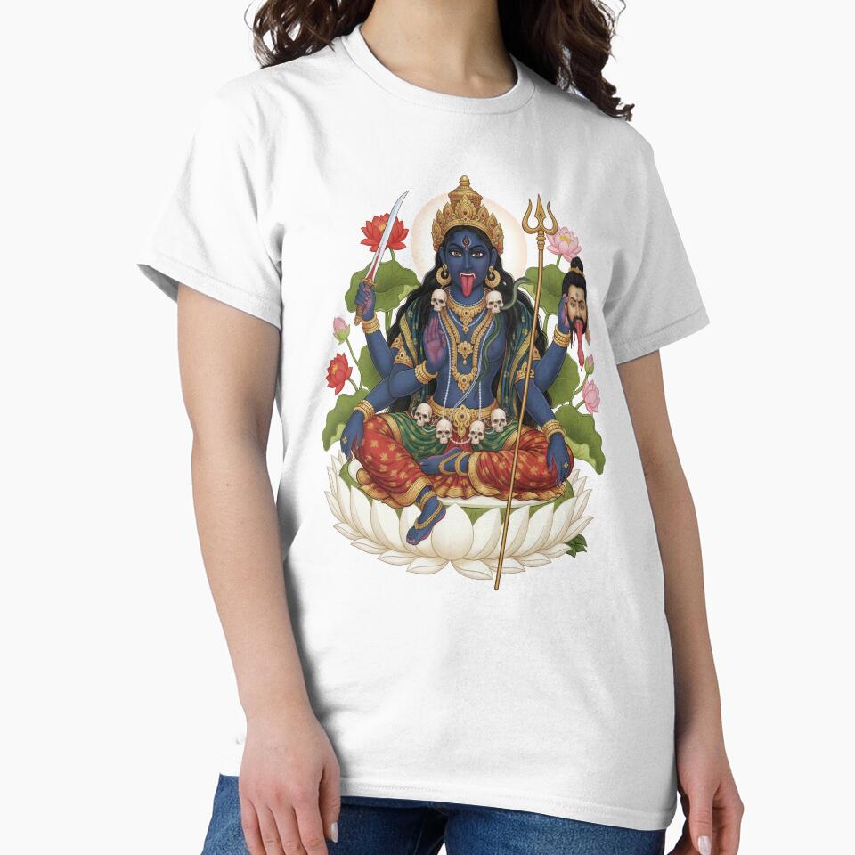 Kali Maa on Lotus Throne by MSRART