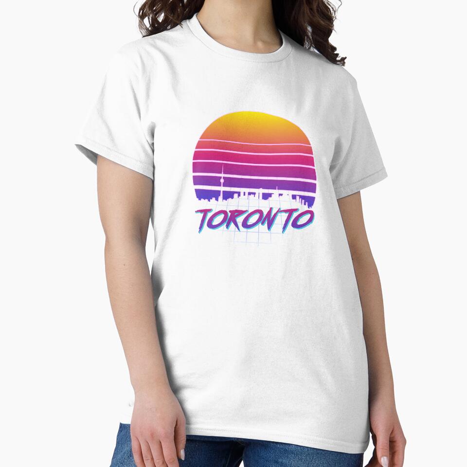Synthwave Toronto Sunrise - Grid by BoredGames