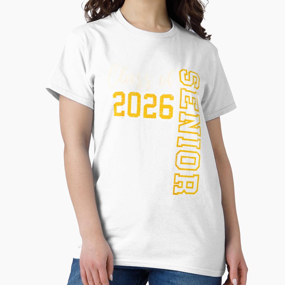 Class of 2026 Senior 26 High School Graduation Black Gold by Cheesymatiion