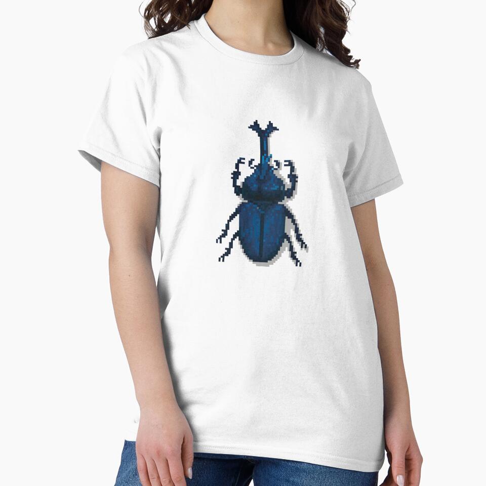 Pixel art beetle nº 51 by Kanistamps