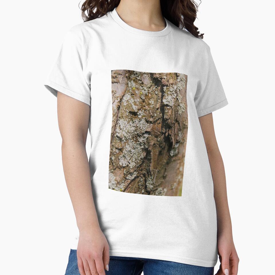 Rustic Earthy Lichen on Tree Bark Macro by vikko-art