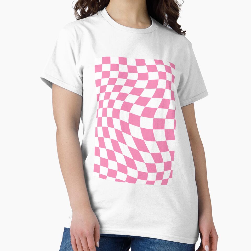 Abstract Hot Pink Checkerboard by 4seasondesign